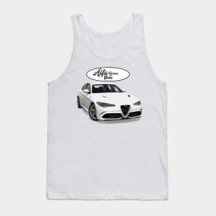 ALFA ROMEO Giulia Bianco Tank Top